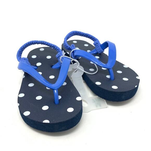 Cat & Jack Kiera Sandal Flip Flops Blue Baby Size 7/8 - Picture 3 of 5